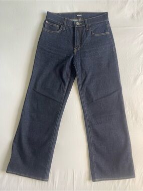 Hudson Rosalie High Rise Wide Leg Ankle Jeans Indigo Rinse Blue Womens 26